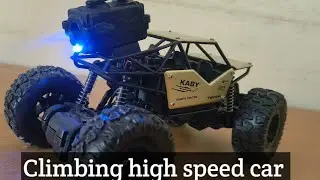 Unboxing RC Monster Climber car | Remote control spray monster climber car testing