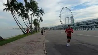 Run with me - Marina Parade Formula 1 {Covid-19 Lockdown} [Singapore 4K GoPro]