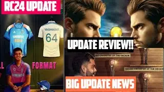 REAL CRICKET 24 NEW UPDATE WOW! ,SACHIN SAGA NEW UPDATE REVIEW! , GC5 NEW UPDATE & RVG UPDATE REVIE!