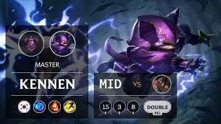 Kennen Mid vs Twisted Fate - KR Master Patch 9.14