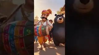 KALU MADARI Hindi Rhyme  #shorts #cartoon #funny