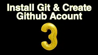 [Arabic] Learn Git & Github #3 Install #Git & Create #Github Account
