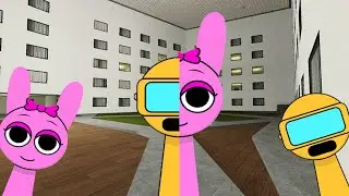 Nightmare Piramixed Sprunki Pinki And Garnold Nextbot Gmod