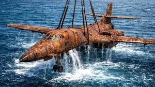 Salvaging & Restoring B-1B Lancer Supersonic Bomber Recovered from the Ocean