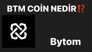 Bytom ( BTM ) coin nedir ? Yorum ve geleceği ❗️