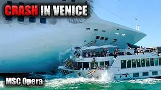 Cruise Ship Crash in Venice: MSC Opera Collides with River Countess