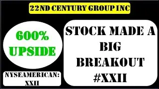 22nd Century Group Inc Stock made a big breakout #xxii - xxii stock