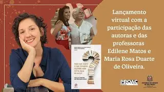 Lançamento virtual do livro 