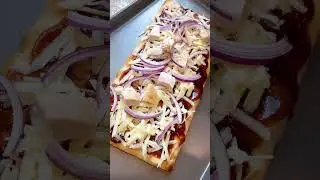 Пицца с курицей барбекю #пицца