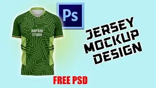 Printing Jersey Mockup | Photoshop CS 6 | Free PSD