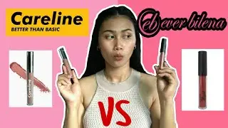 Careline Matte Liquid Lipstick VS Ever Bilena Matte Liquid  Lipstick! Review & Swatches