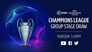 UEFA Champions League 2020/21 group stage draw featuring Liverpool, Man City, Man Utd and Chelsea