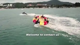 Water Crazy UFO Towable Boat Inflatable Flying Disco Boat#watertoys#watersports#watergames#aquapark