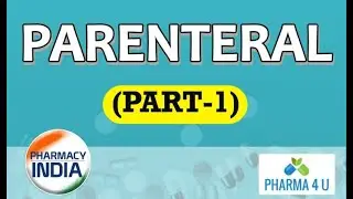 PARENTERALS (PART -1) GPAT | NIPER | PHARMACIST | DRUG INSPECTOR
