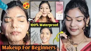 Makeup With Ponds BB Cream For Oily Skin #shakshishorts 