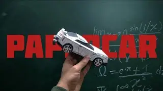 How to make Nissan GTR R35  out of paper | Tutorial Paper Car