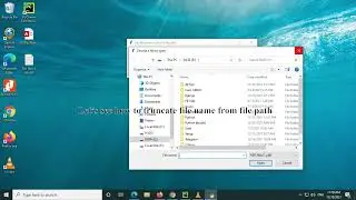 Get file name from filepath Python Tkinter Gui|Lấy tên file từ đường dẫn thư mục Python Tkinter GUI