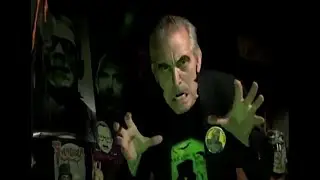 B-Monster comedy moviemaker/actor David ROCK Nelson as Horror-Monster Movie Host 