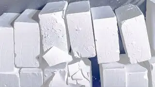 Fresh gymchalk crush🌺💜 ASMR by @J.asmrMarie 💜🌺edit #oddlysatisfying #subscribe #asmr #chalkasmr #fyp