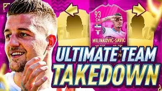 INSANE FIFA 19 FUTTIES MILINKOVIC-SAVIC TEAM TAKEDOWN VS RTFM!!!