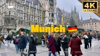 Munich Christmas Market 2025 🎄🇩🇪 | 4K Walking Tour 