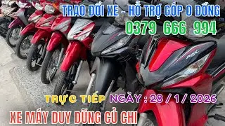 🔴TRỰC TIẾP : 28-1-2026 |0379666994| l&ocirc; xe gi&aacute; rẻ mới về . Xe Gi&aacute; Rẻ Củ Chi