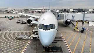 Cathay Pacific A350-1000: Boarding and Takeoff @ New York JFK
