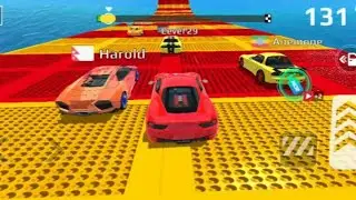 Crazy Stunts of Aerial Stunt Car Racing - Extreme Challenges