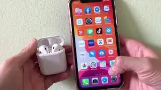 Tai nghe Airpods 2 h&agrave;ng Rep 1-1. C&oacute; đổi t&ecirc;n tai nghe, định vị vị tr&iacute;.