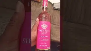 So It's Wine Time Again! 🍷 🥂 🍷  Stella Rosa Cranberry 💖 #winelover #stellarosa