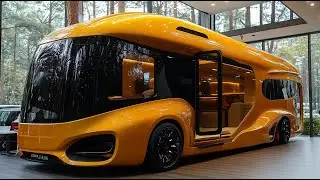 2025 Caterpillar Motorhome EV: роскошь в автономной роскоши, как никогда раньше!