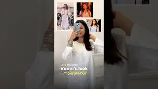 Vaani's Viral Look in Saiyaara RECREATED &ndash; Limited Stock Chikankari Drop!🤩 #saiyaara #lookbook