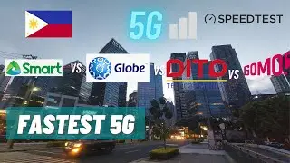Philippines' 5G Speed Test Results (Metro Manila) Globe, Smart, Dito, Gomo Comparison
