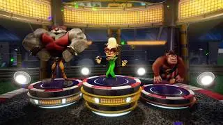 N. Brio, Koala Kong and Rilla Roo Winning Podium. (Crash Nitro Fueled)