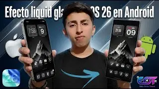 💎Efecto LIQUID GLASS De Los IPHONE Con IOS 26 Para ANDROID