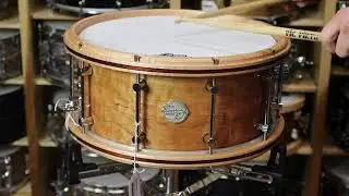 Doc Sweeney Steam Bent Quilted Cherry with solid maple wooden hoops with bloodwood and wenge inlays