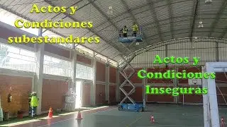 Charla de seguridad¿Que son los actos y condiciones subestandares? o actos y condiciones inseguras