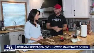 Armenian Soujuk Recipe! Sweet Soujuk with Ara Zada on Good Day LA
