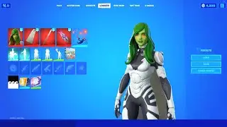 *NEW* Gamora Skin Bundle..! (Pickaxe, Glider, Skin) Fortnite Battle Royale