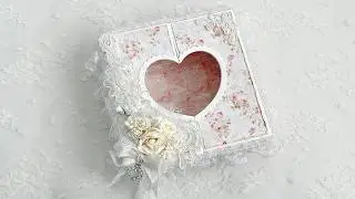 Scrap Diva Designs Shabby Chic Heart Gift Box ~ Feb Release #scrapdivadesigns