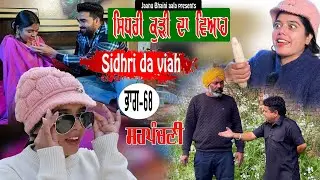 ਸਿਧਰੀ ਕੁੜੀ ਦਾ ਵਿਆਹ - 68 Sidhri da viah || new punjabi short movie/jaanu bhaini aala