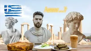 ASMR | INVISIBLE GREEK 🇬🇷FOOD ( mouth sounds 😴🎧)
