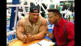 The late Shaun Davis posing at FIBO in 1995