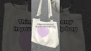 things that you carry in school trip bag