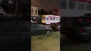 Septa route 36 trolley from last saturday night is awesome 🙋&zwj;♂️🚋⚪✅ #septa #trolley