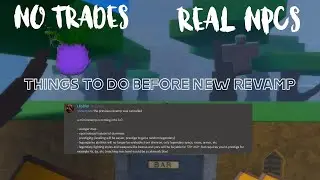 4 Things EVERYONE Must Do Before The 4.0 REVAMP In Project XL Roblox!