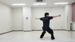 八極拳の丁字八歩式（古伝金剛八式）の動画！！李書文八極拳の基本練習套路（型）Bajiquan basic form！！中国武術・八極八卦練技拳社・東京板橋教室