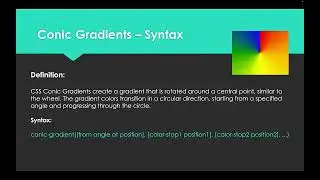 12(c) - Master CSS Conic Gradients — Complete Step-by-Step Guide!