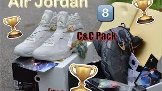 Распаковка и обзор кроссовок Air Jordan 8 C&C!