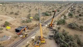 रेलवे ट्रैक के निचे से अंडर ब्रिज का निर्माण 🤟
